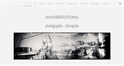 Desktop Screenshot of annickmaroussy.com